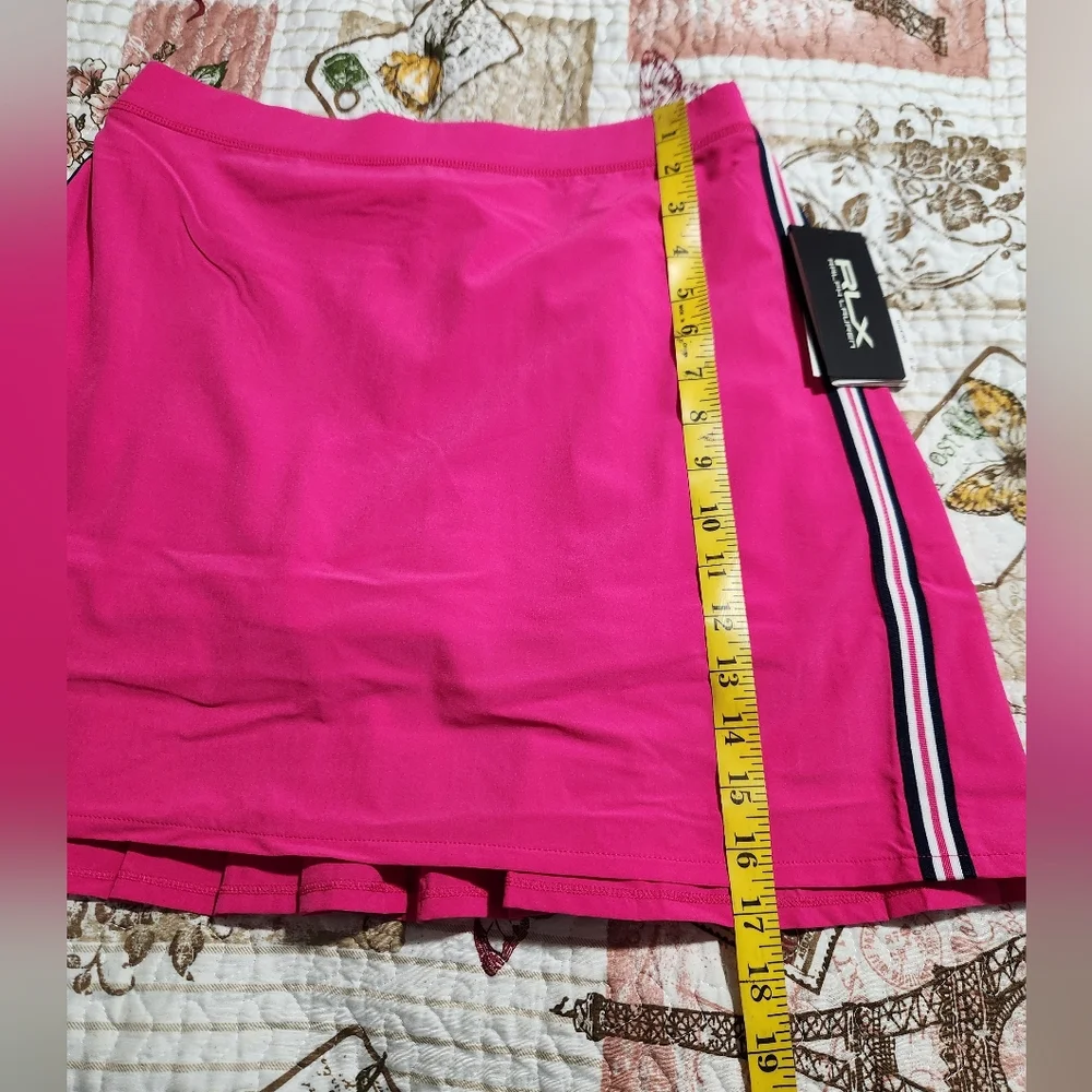 RLX RALPH LAUREN Womens Golf Skirt Concept‎ 3 Pink Pleated Back Skort Size S